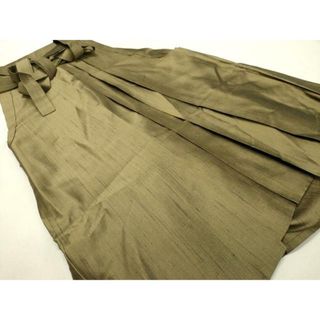 平和屋着物●男性　馬乗り袴　根岸色　正絹　逸品　DAAS2253tw(着物)