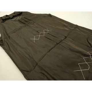 平和屋着物●男性　馬乗り袴　縞　正絹　逸品　未使用　DAAS2279tw(着物)