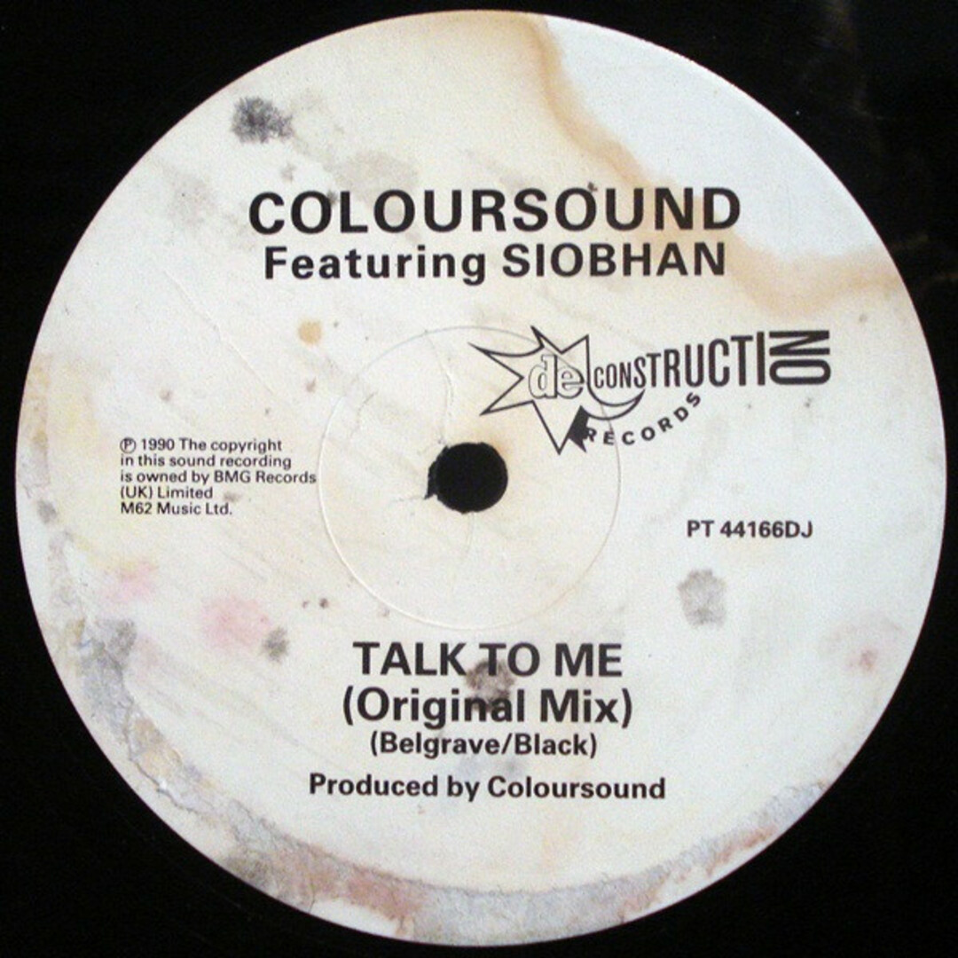 英12” Coloursound , Siobhan Reynolds Talk To Me PT44166DJ Deconstruction プロモ /00250 エンタメ/ホビーのエンタメ その他(その他)の商品写真