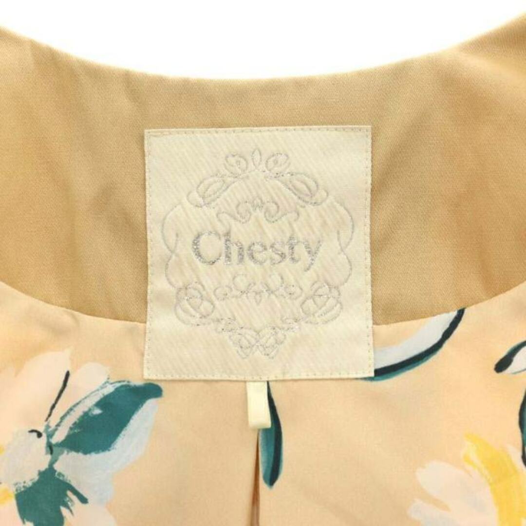 Chesty - チェスティフラワー ノーカラーコート スプリング 1