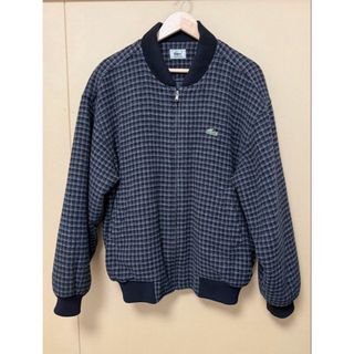 Lacoste ラコステ チェック ウール ジャケット ブルゾン(ブルゾン)