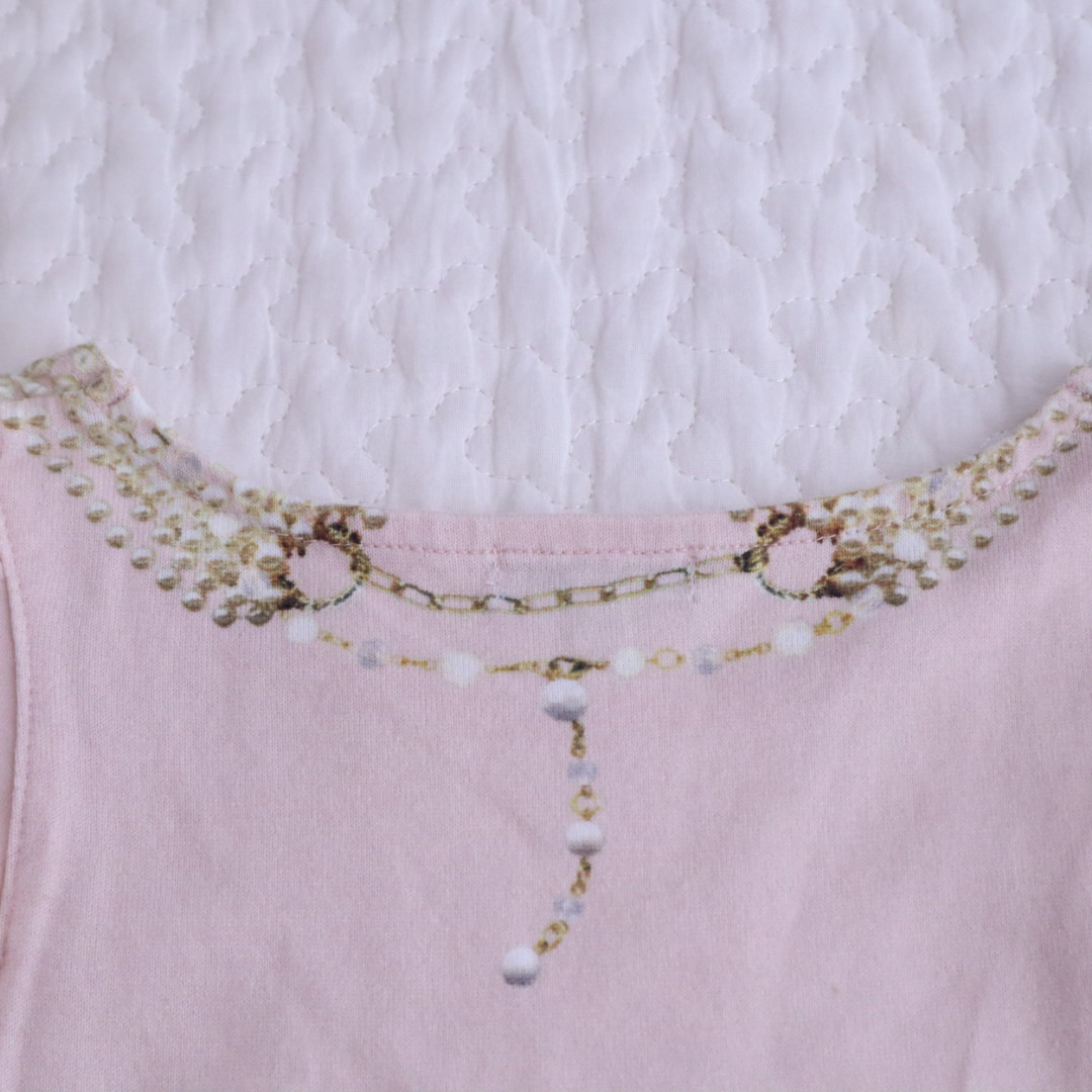 TOCCA(トッカ)のTOCCA トッカ　トロンプルイユ　だまし絵　袖フリル　ワンピース　110  キッズ/ベビー/マタニティのキッズ服女の子用(90cm~)(ワンピース)の商品写真