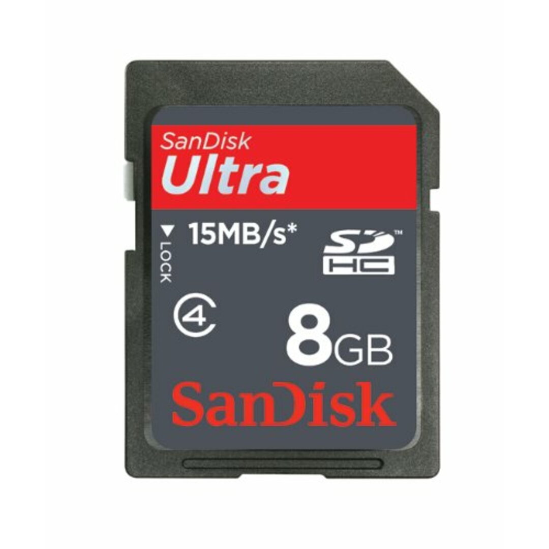 SanDisk Ultra SDHCカード 8GB Class4 SDSDH-008G-J95 スマホ/家電/カメラの生活家電(その他)の商品写真