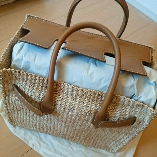 SEA(シー)のyukie様専用 【新品・未使用】SEA カゴバーキン ss2016  レディースのバッグ(かごバッグ/ストローバッグ)の商品写真