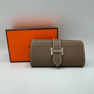 エルメス(HERMES)の【未使用】HERMES ベアン キーケース エトゥープ ヴォーエプソン W刻印(キーケース)