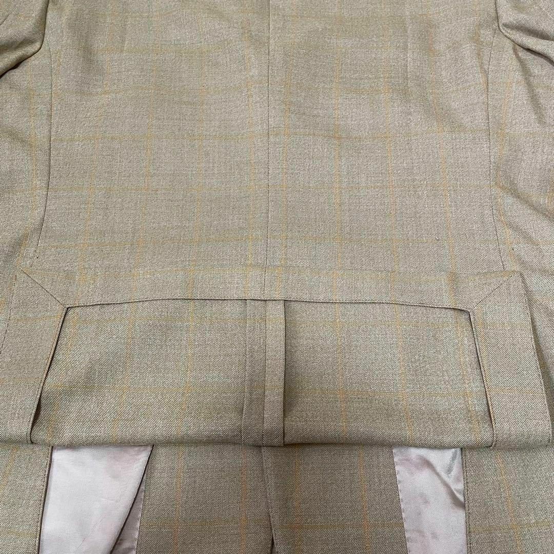 美品 ラルディーニ テーラードジャケット ベージュ 54 チェック イタリア生地 LARDINI - 美品 ラルディーニ テーラードジャケット ベージュ 54