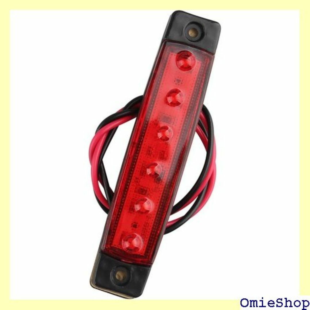 10個 12V 6連 LED レッド ライト サイドマ ト スタム 改造 616 自動車/バイクの自動車/バイク その他(その他)の商品写真