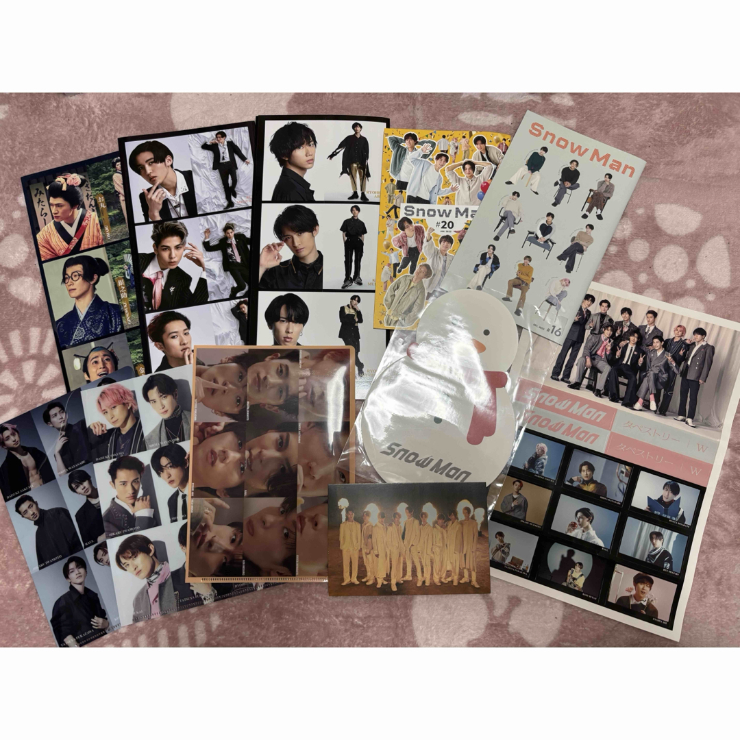 Snow Man(スノーマン)のSnowMan CD特典 グッズ ステッカー クリアファイル エンタメ/ホビーのタレントグッズ(アイドルグッズ)の商品写真