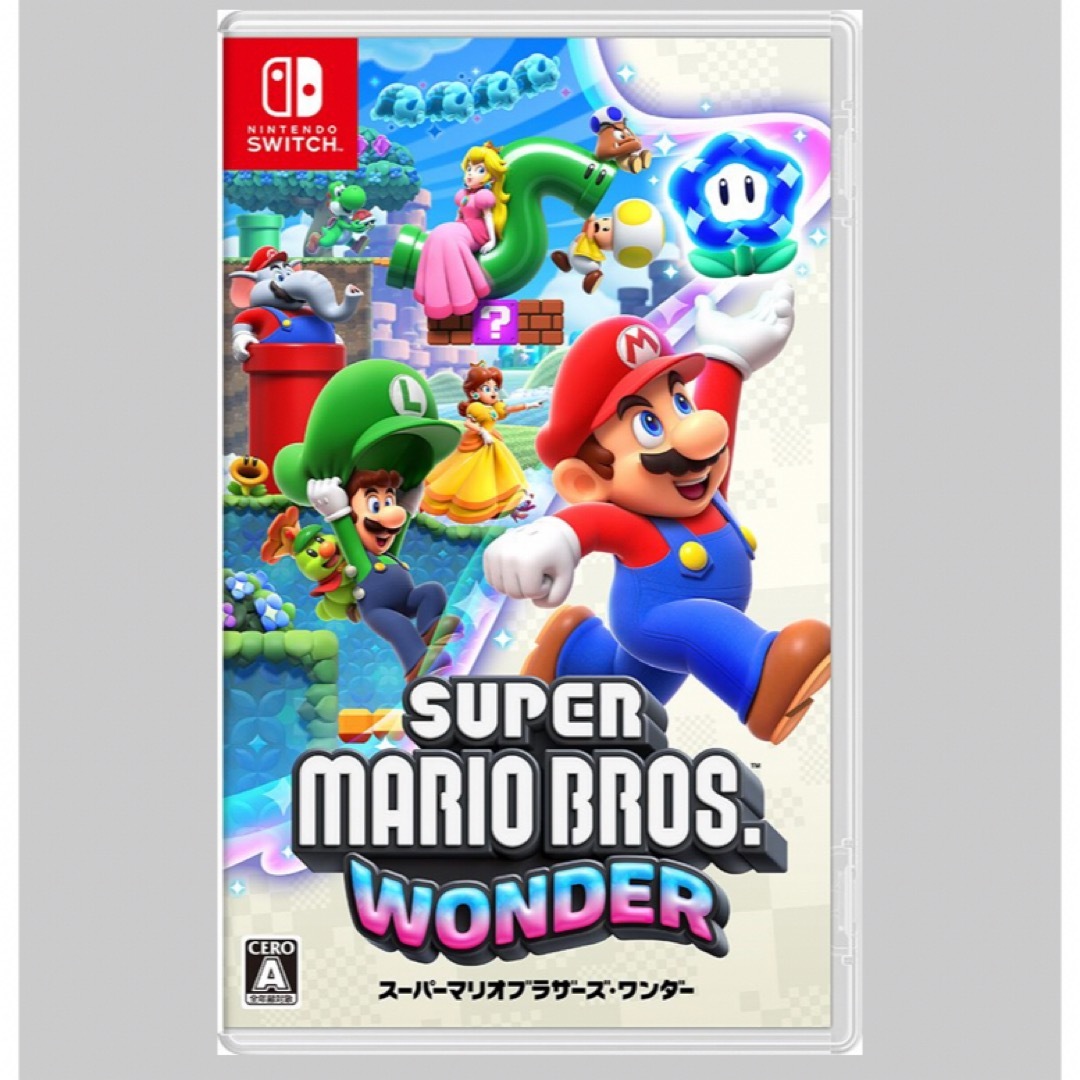 Nintendo Switch(ニンテンドースイッチ)のスーパーマリオブラザーズ・ワンダー【新品未開封】 エンタメ/ホビーのゲームソフト/ゲーム機本体(家庭用ゲームソフト)の商品写真