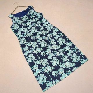 【BROOKS BROTHERS】（6）ノースリーブワンピース 総柄 花柄