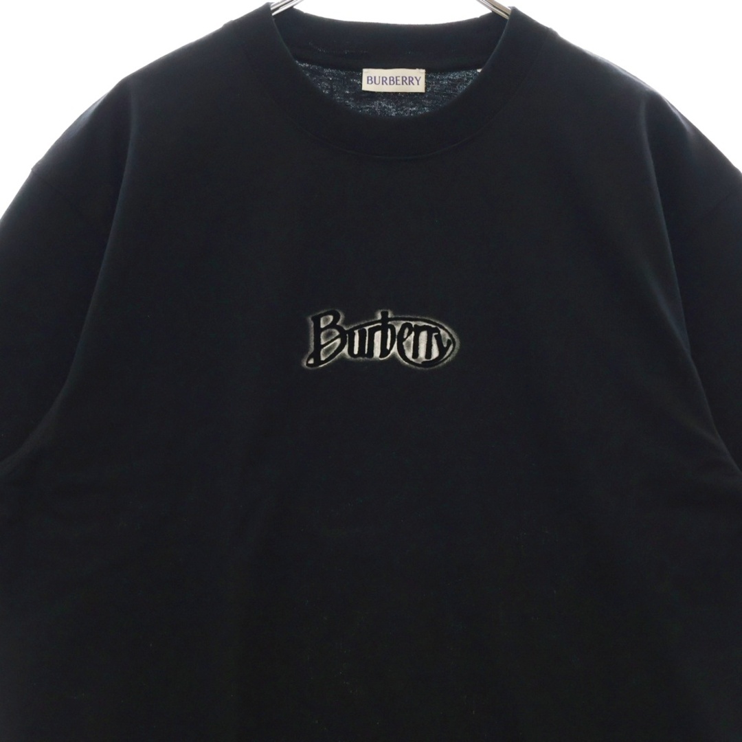 BURBERRY(バーバリー)のBURBERRY バーバリー ロゴ コットン 半袖 Tシャツ ブラック M 8097810 メンズ メンズのトップス(Tシャツ/カットソー(半袖/袖なし))の商品写真