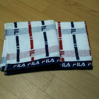 フィラ(FILA)のFILAのハンドタオル２枚セット(タオル/バス用品)