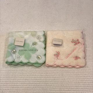 ローラアシュレイ(LAURA ASHLEY)のタオルハンカチ(ハンカチ)