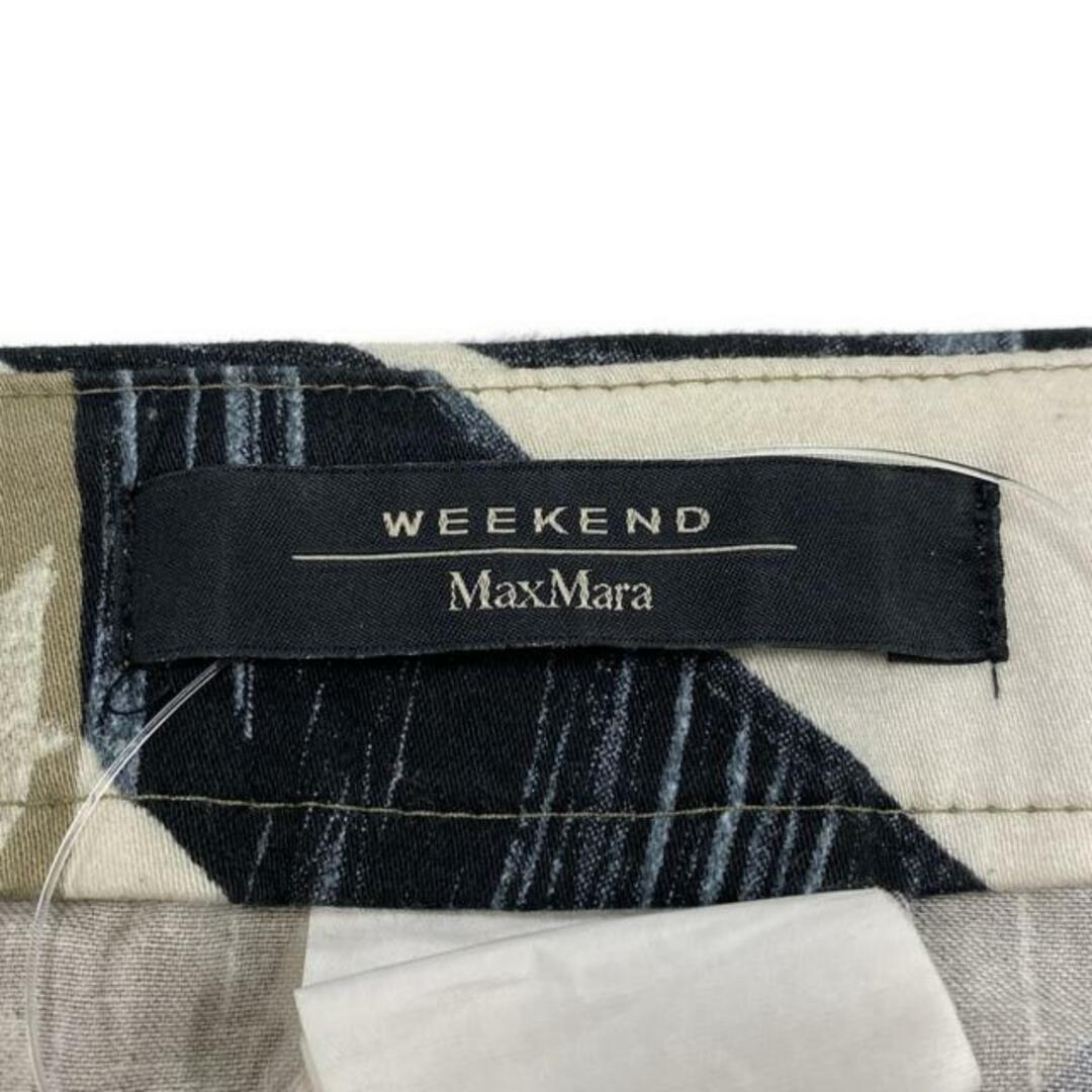 Max MaraWEEKEND(マックスマーラウィークエンド) スカート サイズ44 L レディース - 黒×アイボリー×グレーベージュ ひざ丈 レディースのスカート(その他)の商品写真