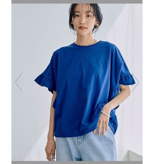 コーエン(coen)のフリルデザインプルオーバーTシャツ(Tシャツ(半袖/袖なし))