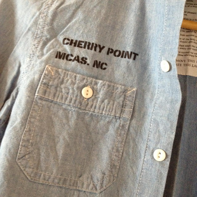 who's who Chico(フーズフーチコ)のチコ☆ブルーのシャツ レディースのトップス(ポロシャツ)の商品写真