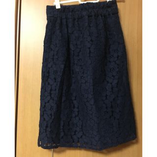 ダブルクローゼット(w closet)の【kapanさん専用】w closet レースタイトスカート(ひざ丈スカート)