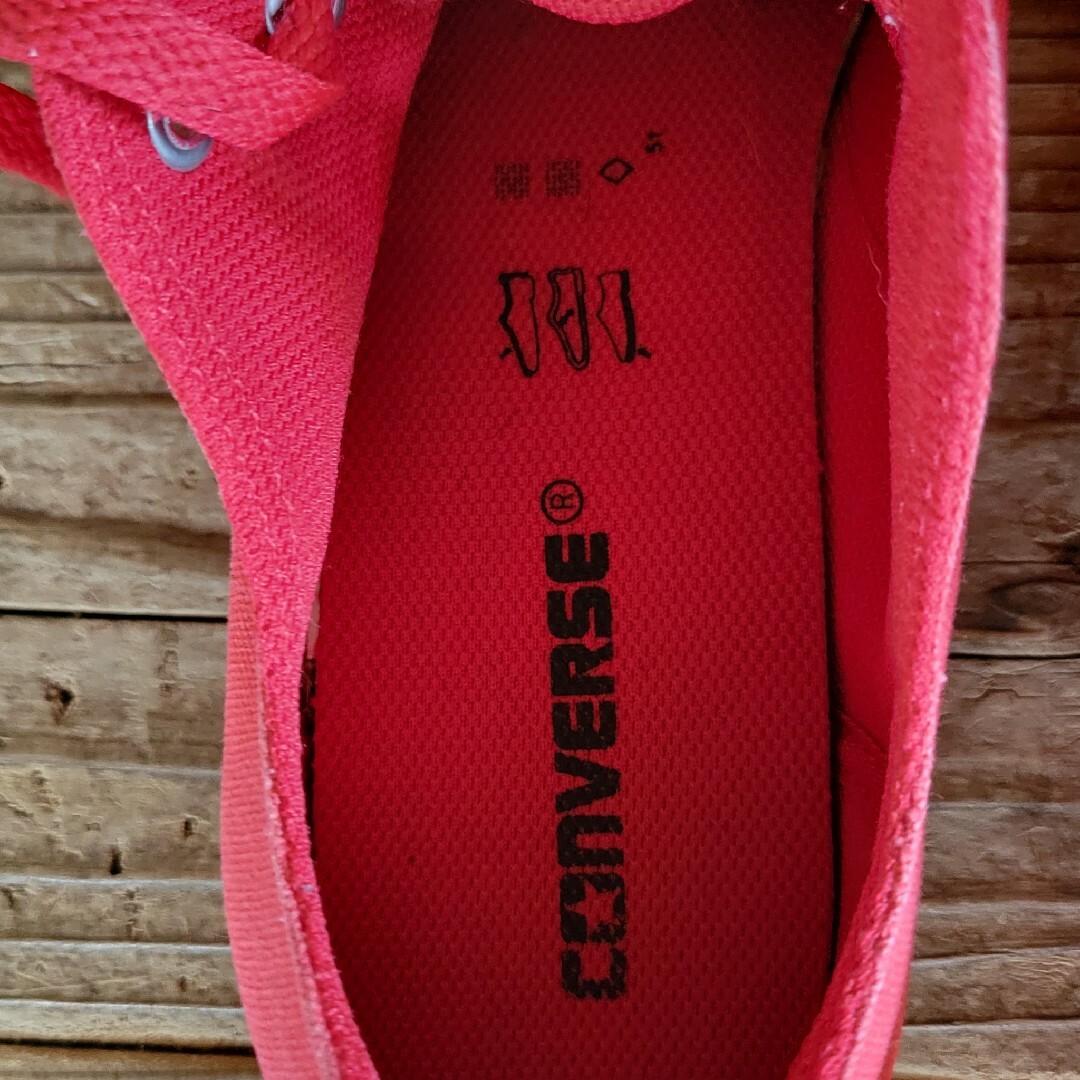 CONVERSE(コンバース)のCONVERSE コンバース ローカット オールレッド 25.5cm メンズの靴/シューズ(スニーカー)の商品写真