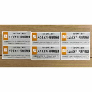 小田急町田テニススクール・はたのテニスガーデン　利用料割引券　６枚セット(その他)