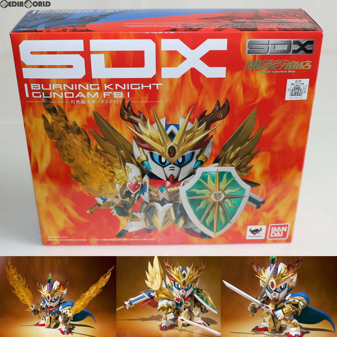 BANDAI(バンダイ)の魂ウェブ商店限定 SDX 灼熱騎士ガンダムF91 SDガンダム外伝 聖機兵物語編/円卓の騎士物語編 完成品 可動フィギュア バンダイ エンタメ/ホビーのフィギュア(アニメ/ゲーム)の商品写真