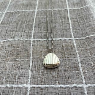 貝形ペンダント ネックレス ハンドメイド チャーム キーホルダー