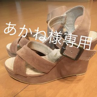 マジェスティックレゴン(MAJESTIC LEGON)の美品 Mサイズ クロスサンダル(サンダル)