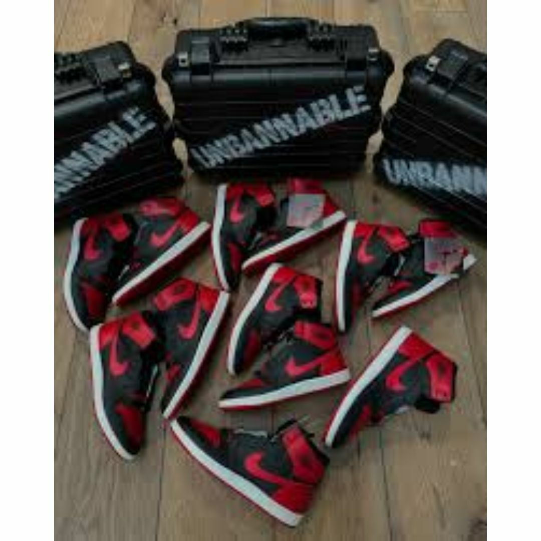 Jordan Brand（NIKE）(ジョーダン)のNIKE AIR JORDAN 1 RETRO HIGH OG BRED2025 メンズの靴/シューズ(スニーカー)の商品写真