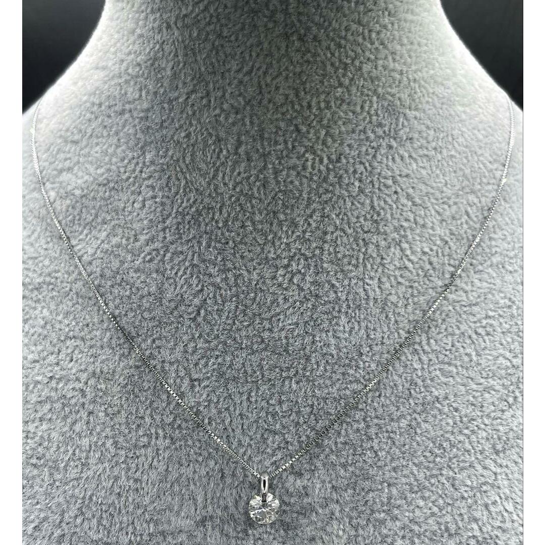 上品スタイル 大粒ダイヤモンド0.8ct JE223☆高級 プラチナ 鑑付の ネックレス アクセサリー
