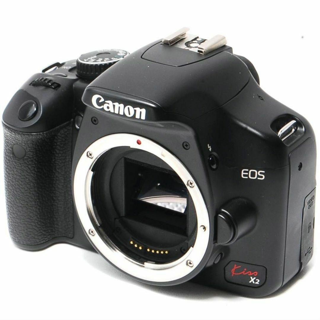 【人気商品！】 トリプルレンズ♡ショット数少なめ3300枚♡Canon キャノン Kiss X2 デジタルカメラ