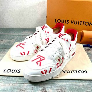 ルイヴィトン(LOUIS VUITTON)の超美品 LOUIS VUITTON トレイナー ライン レザー 5(スニーカー)