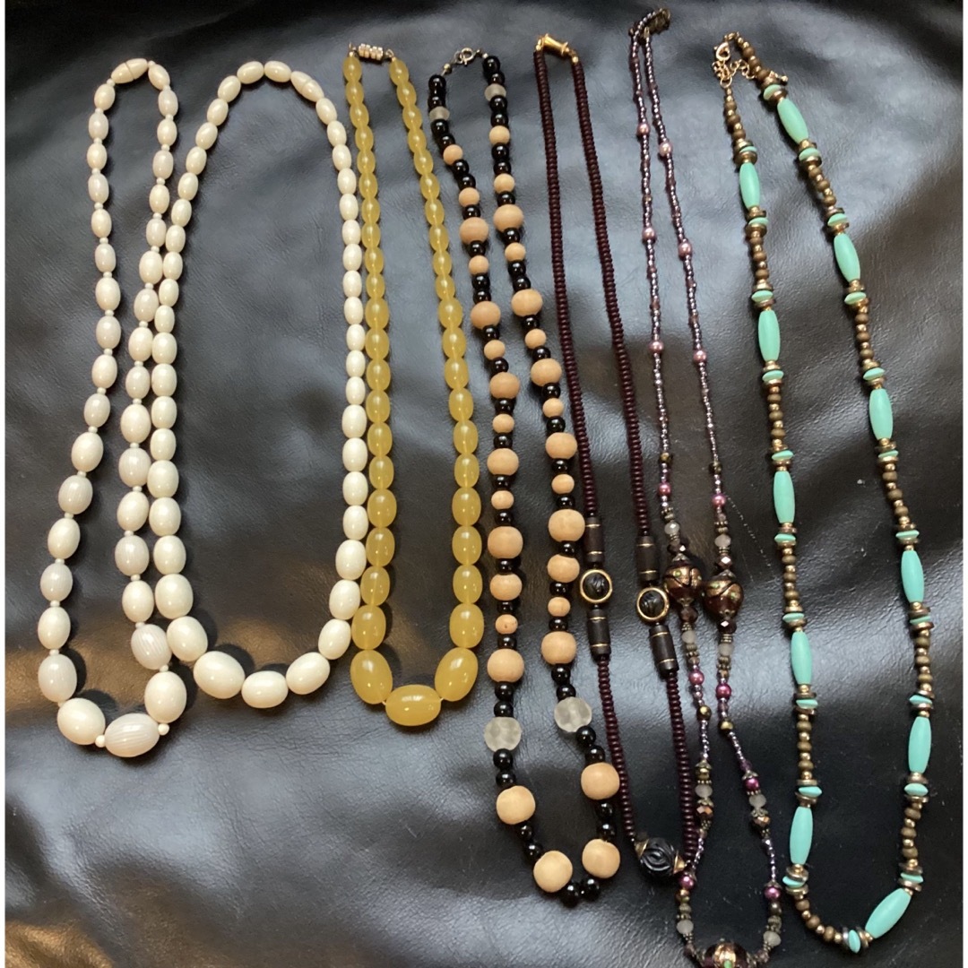 ネックレス いろいろ ややロング 7点 レディースのアクセサリー(ネックレス)の商品写真