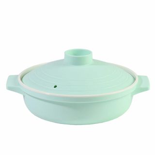 パール金属 レンジ調理鍋 パウダーグリーン 18cm アラモード CC-1501(調理道具/製菓道具)