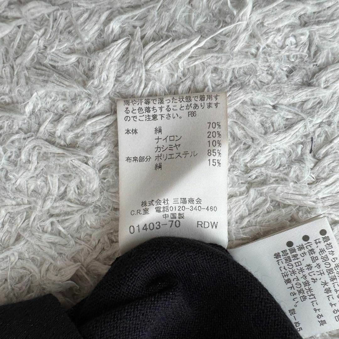 BURBERRY(バーバリー)のバーバリーロンドン シルク カシミヤ カーディガン クルーネック ラメ 羽織 レディースのトップス(カーディガン)の商品写真