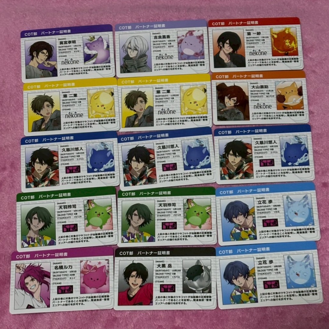 【バラ売り可能】COT部 パートナー証明書 VAZZROCK エンタメ/ホビーのおもちゃ/ぬいぐるみ(キャラクターグッズ)の商品写真