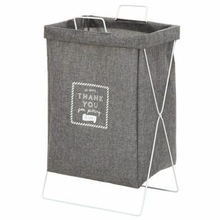 新品 不二貿易 ランドリーバスケット スリム 幅37×奥行27×高さ60cm グ