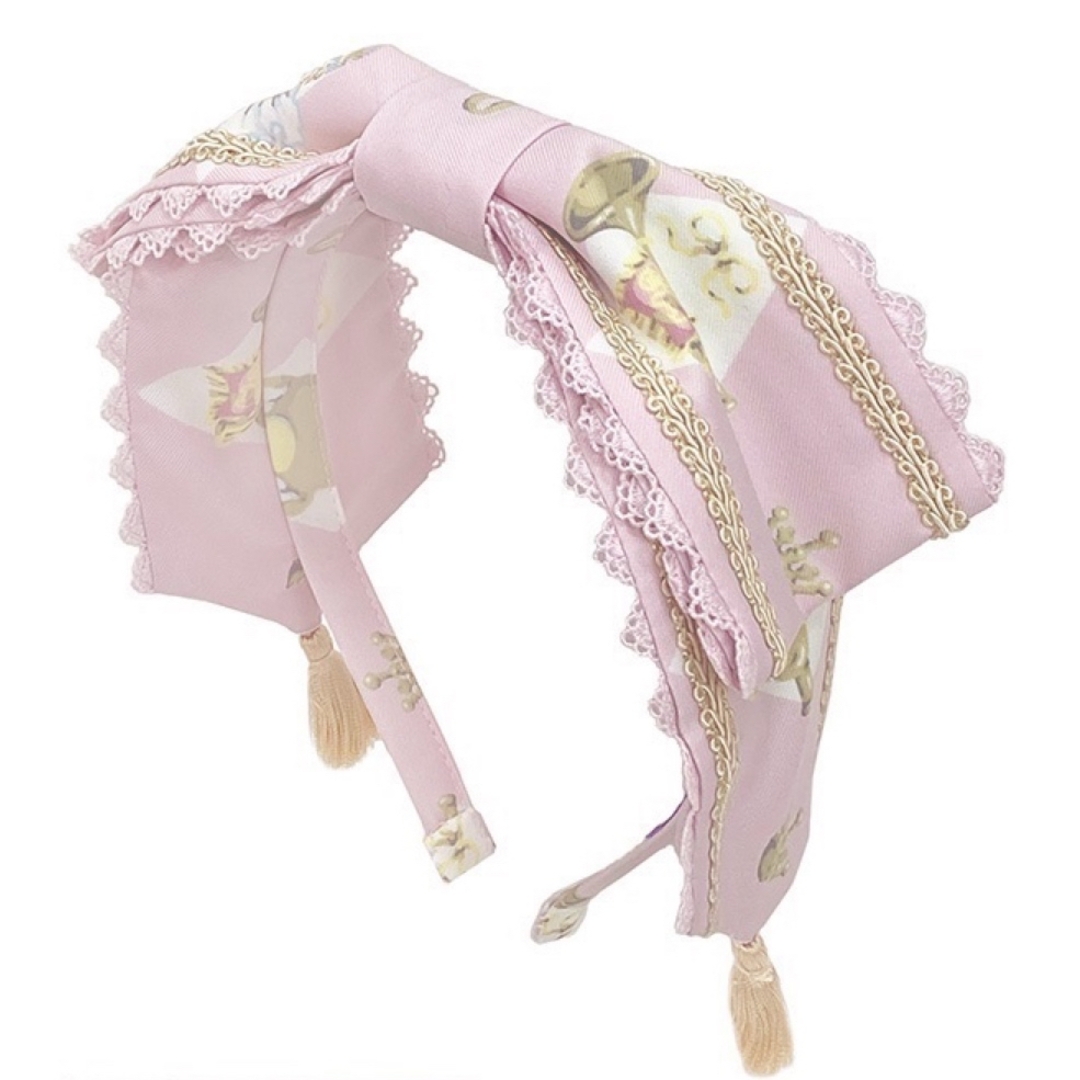 Angelic Pretty(アンジェリックプリティー)の新品 Carnival in the Toy Boxカチューシャ ピンク レディースのヘアアクセサリー(カチューシャ)の商品写真
