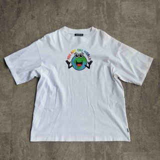 BALENCIAGA - バレンシアガ 739028 TOVU6 BBロゴダメージ加工T BALENCIAGA - バレンシアガ 739028 TOVU6 BBロゴダメージ加工T