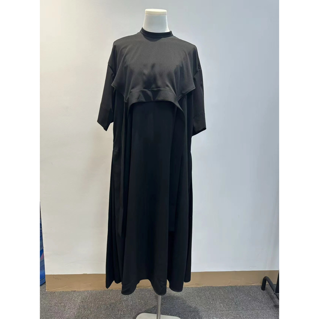ENFOLD LAYERED DRESS 300IS433-1331 レディースのワンピース(ロングワンピース/マキシワンピース)の商品写真