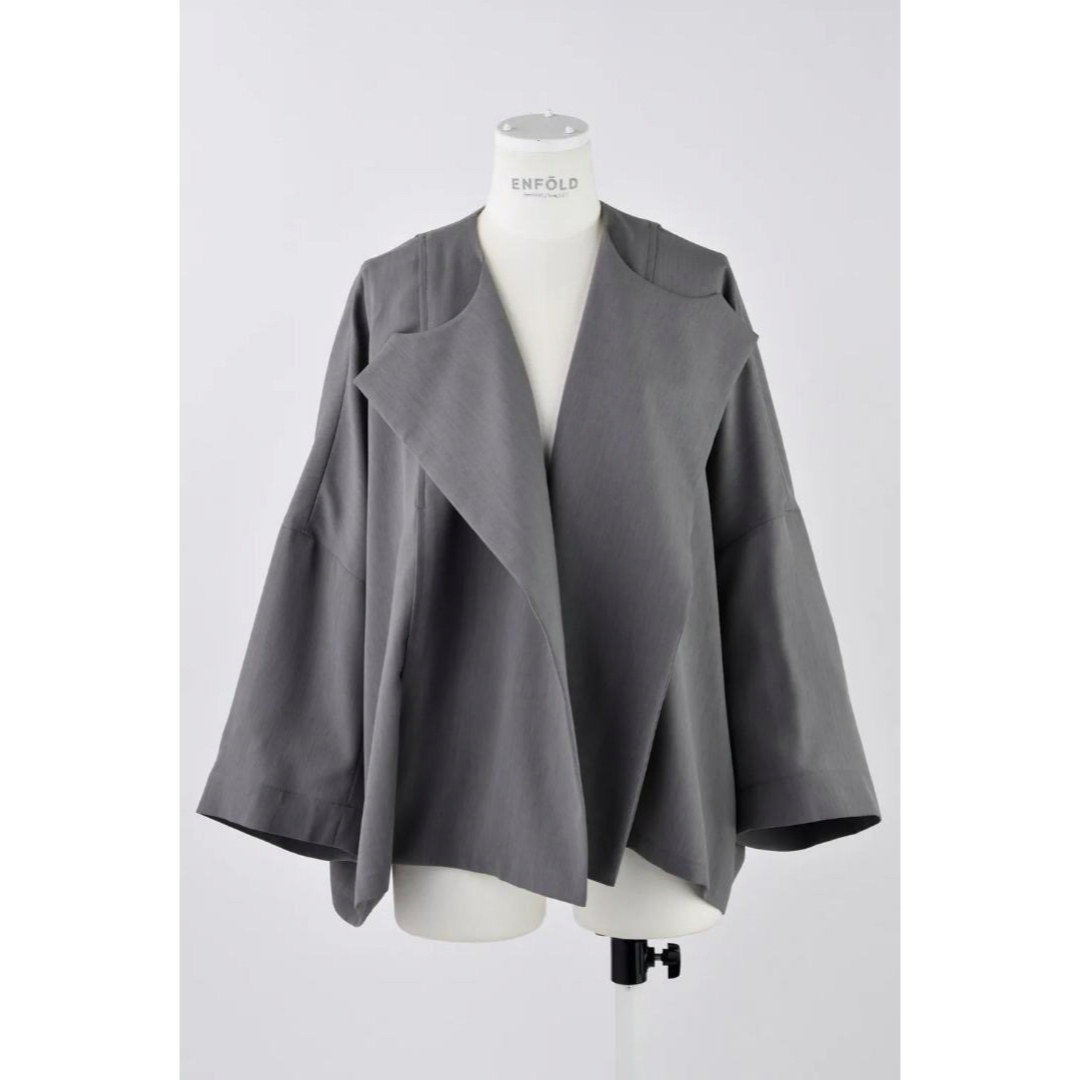 ENFOLD DRAPE JACKET 300IS230-2101 レディースのジャケット/アウター(テーラードジャケット)の商品写真