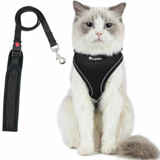 【人気商品】猫 猫用 ハーネス 胴輪 猫具 ねこ ネコ 子猫 子犬 小型犬 散歩(猫)
