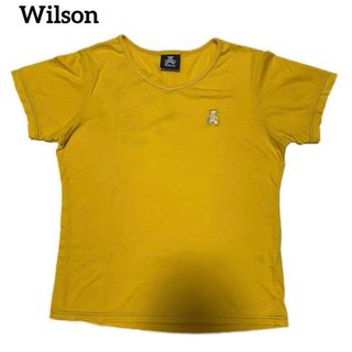 ウィルソン(wilson)のWilson ウィルソン　ベアーTシャツ　イエロー　レディース　Lサイズ(Tシャツ(半袖/袖なし))
