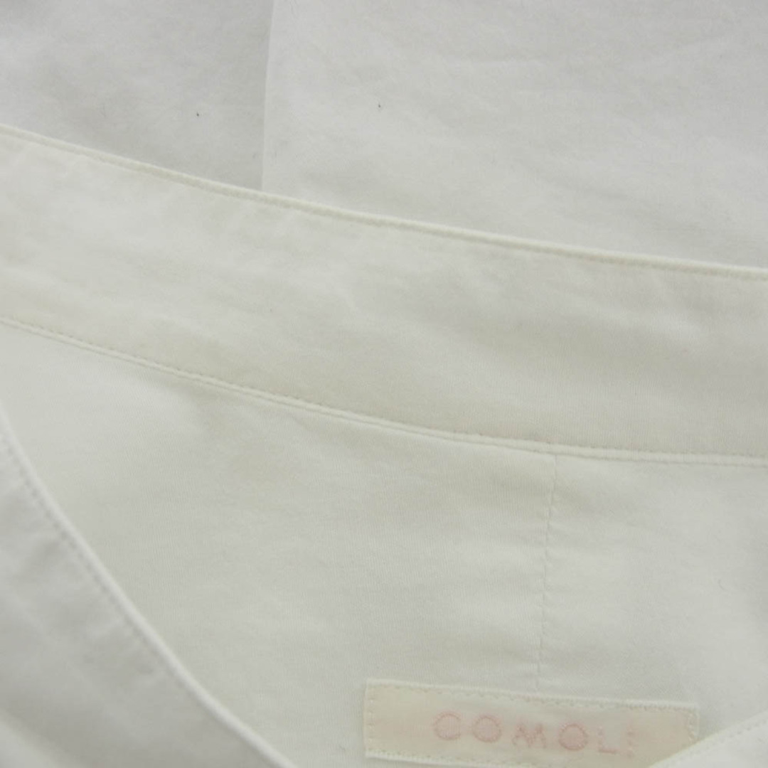 COMOLI(コモリ)のCOMOLI コモリ 21AW U03-02002 バンドカラー 長袖 シャツ ホワイト系【中古】 メンズのトップス(シャツ)の商品写真