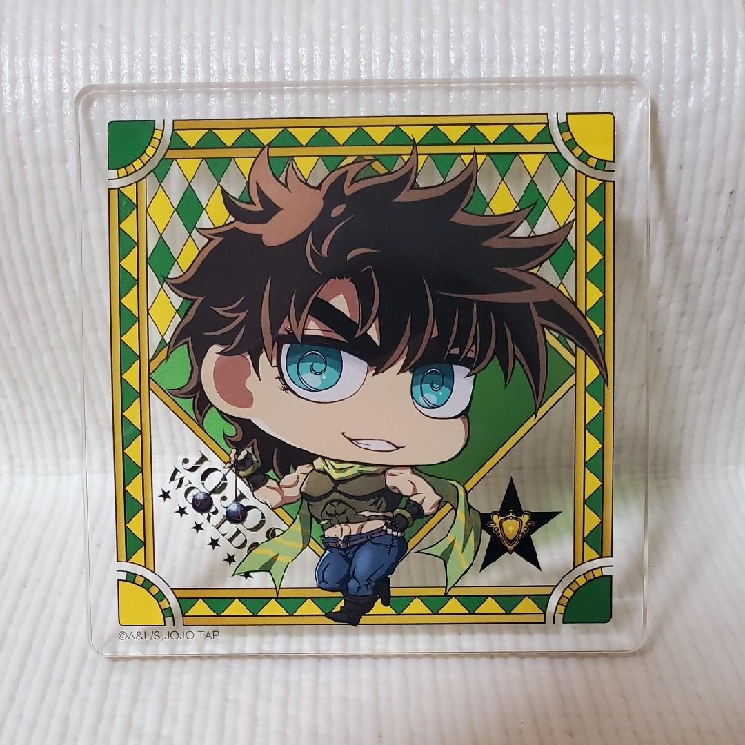 JOJO(ジョジョ)のジョジョの奇妙な冒険 ジョセフ ジョジョワ コースター エンタメ/ホビーのおもちゃ/ぬいぐるみ(キャラクターグッズ)の商品写真