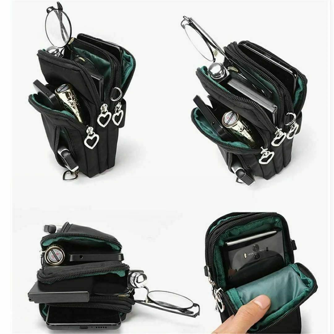 【お買い得】スマホ ポーチ ポシェット ショルダー バッグ カワイイ 収納力 レディースのバッグ(ショルダーバッグ)の商品写真