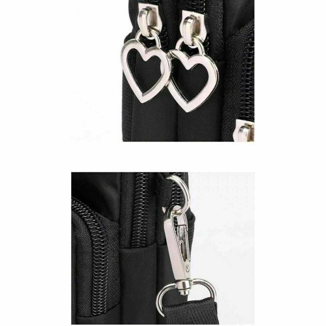 【お買い得】スマホ ポーチ ポシェット ショルダー バッグ カワイイ 収納力 レディースのバッグ(ショルダーバッグ)の商品写真