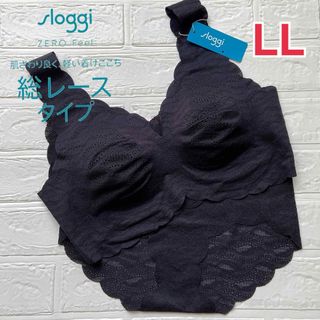 sloggi - LL◆トリンプ スロギー レース ボタニカルハーフトップ◆ブラ＆ショーツセット