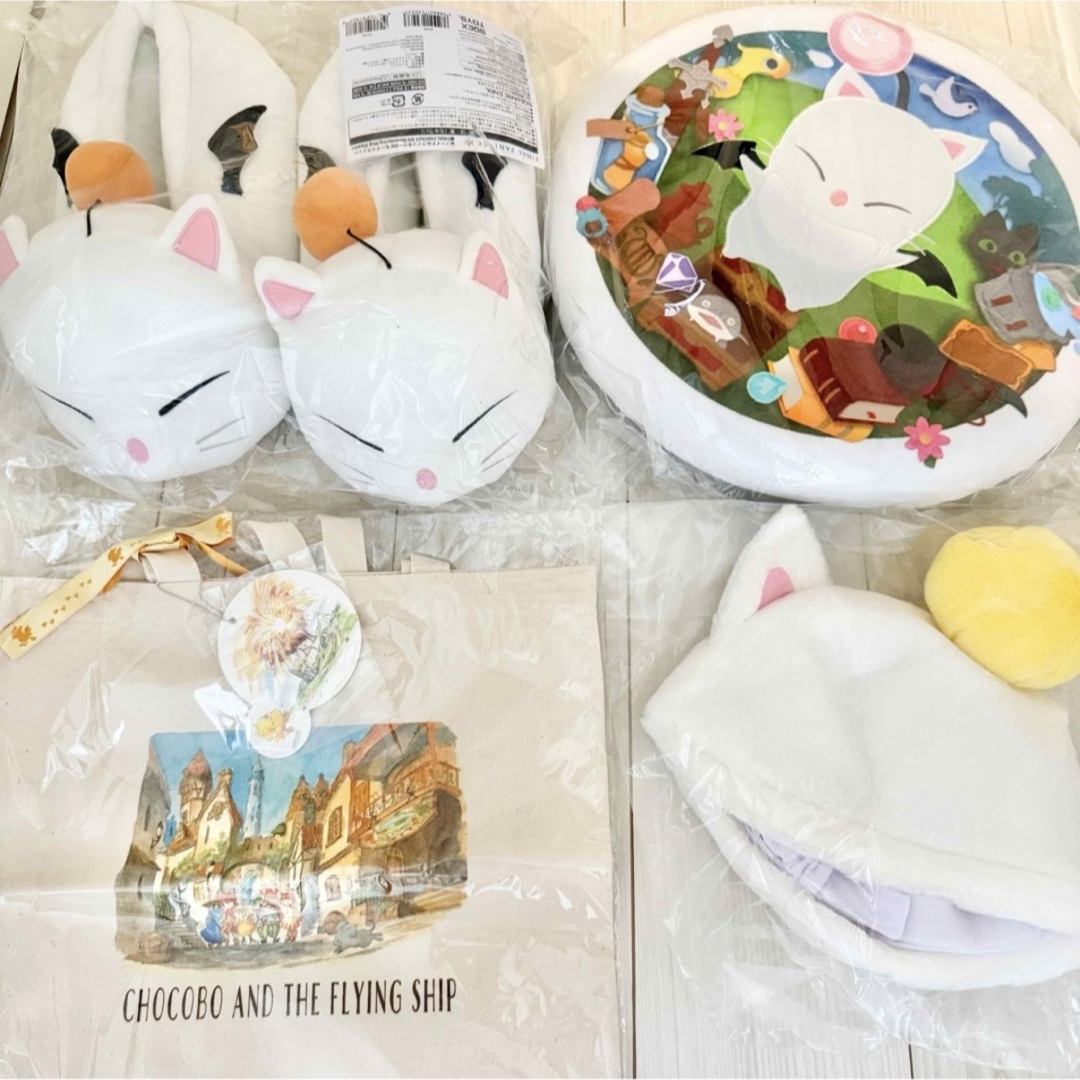 SQUARE ENIX(スクウェアエニックス)のff14 モーグリ チョコボ グッズ セット エンタメ/ホビーのおもちゃ/ぬいぐるみ(キャラクターグッズ)の商品写真