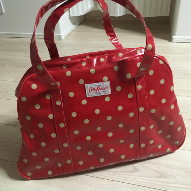 Cath Kidston(キャスキッドソン)のCath Kidston ドット柄ボストントラベルバッグ レディースのバッグ(ボストンバッグ)の商品写真