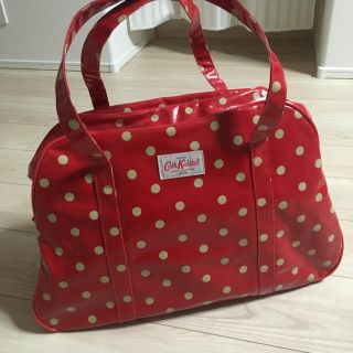 キャスキッドソン(Cath Kidston)のCath Kidston ドット柄ボストントラベルバッグ(ボストンバッグ)