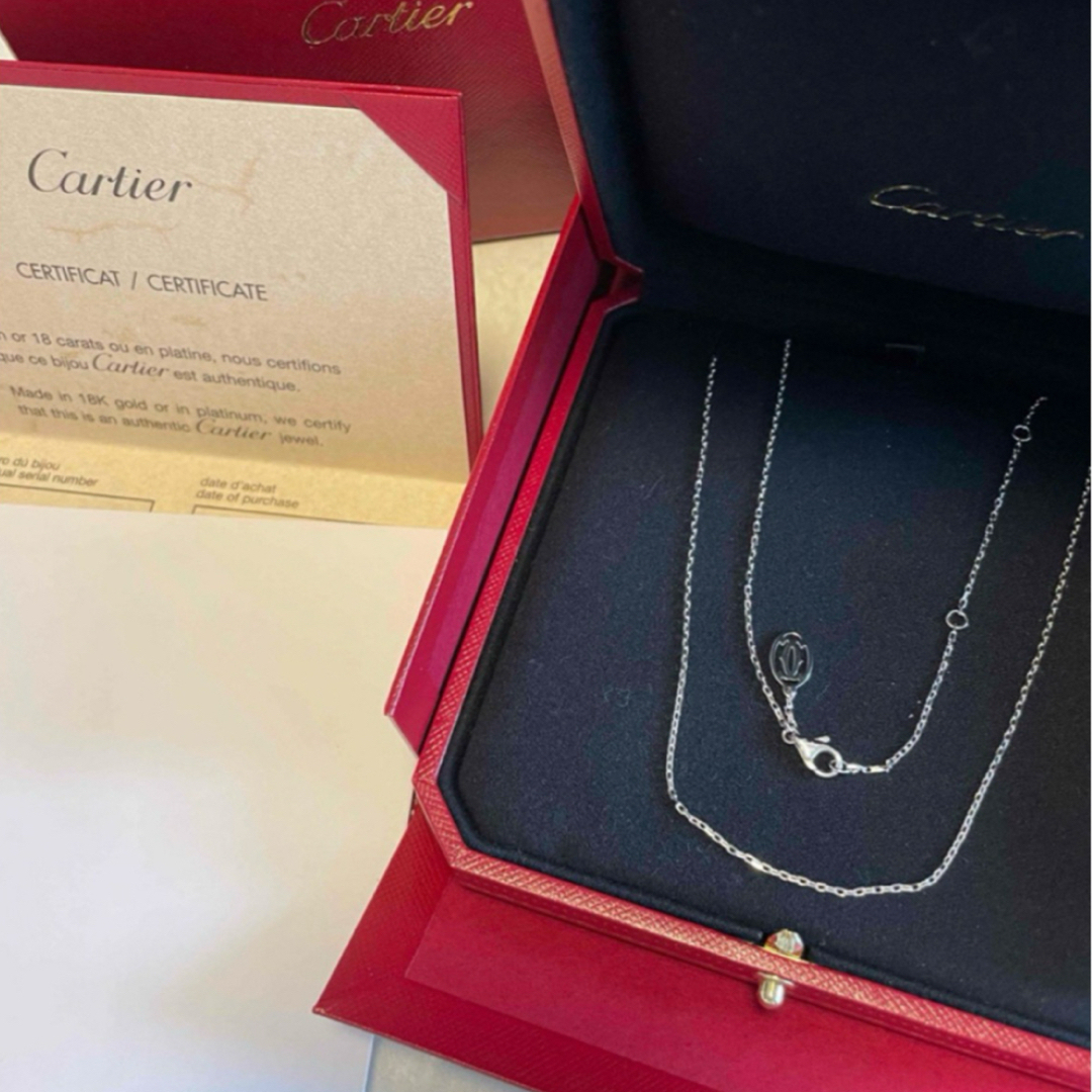 Cartier(カルティエ)の【超美品】 カルティエ WG チェーンネックレス レディースのアクセサリー(ネックレス)の商品写真